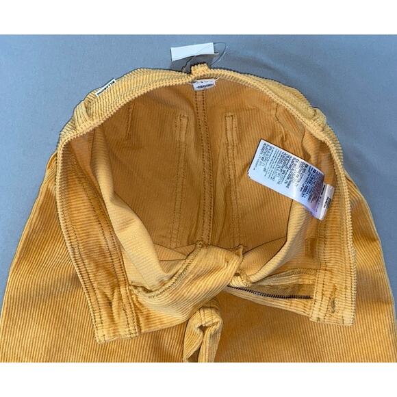 Billabong High Rise Frayed Cuff Stretch Corduroy Pants, Cords. Women's 24, NWT! - Picture 3 of 6